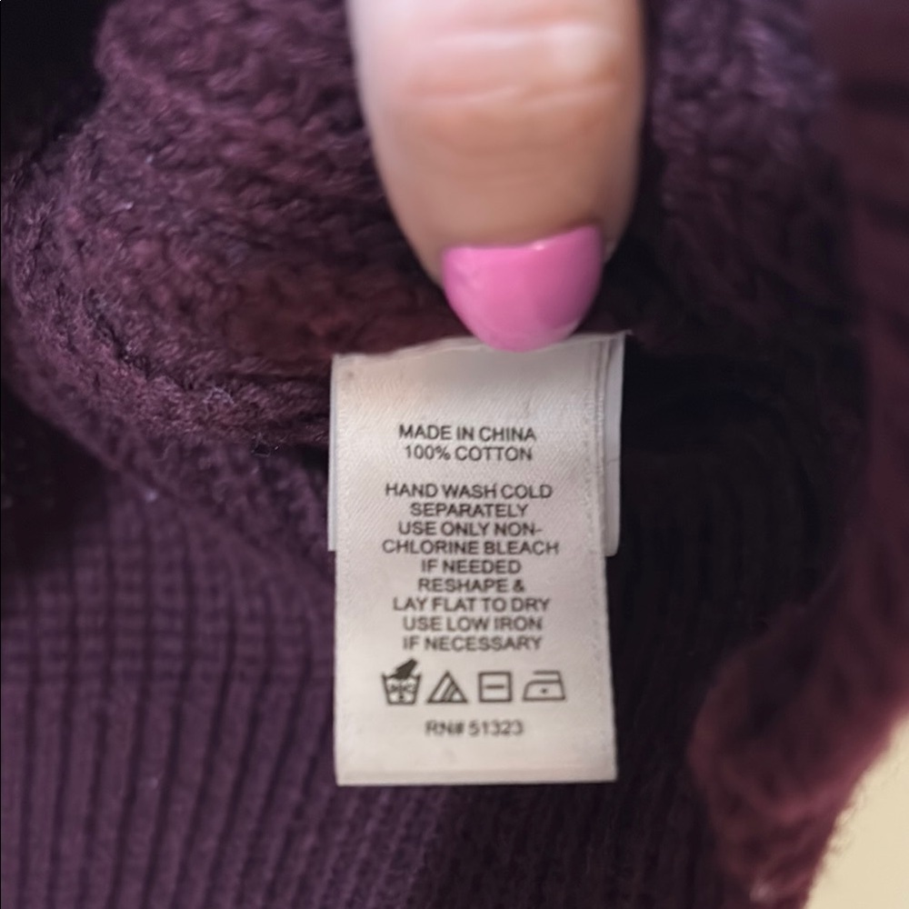 1. STATE XS Crewneck Sweater in Gray, Mauve and Plum - Picture 3 of 5